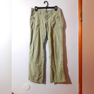 Marmot Green Cargo Pants Relaxed Fit Lightweight Olive Green Sixe XS